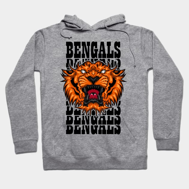 Cincinnati Bengals Hoodie by SHINIGAMII